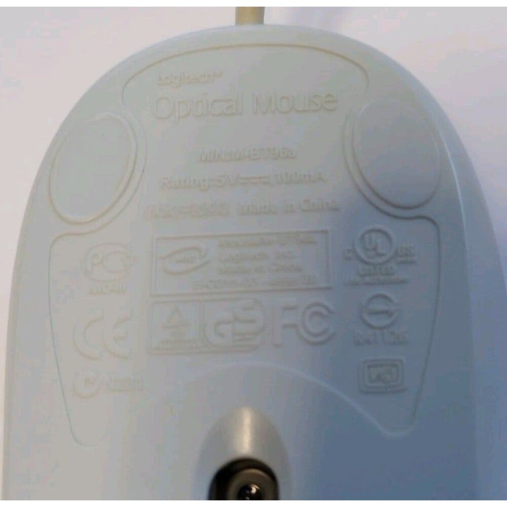 Logitech Optical Mouse USB (Model: M-BT96a) Used Tested/Works - Picture 6 of 12
